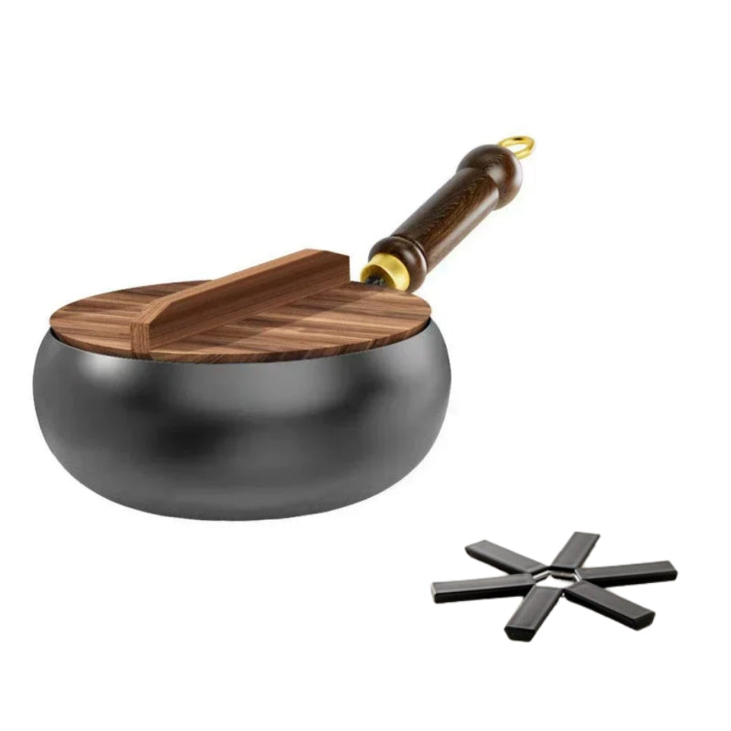 🎁🔥 Hållbar gjutjärnspanna – oemaljerad & presentklar!