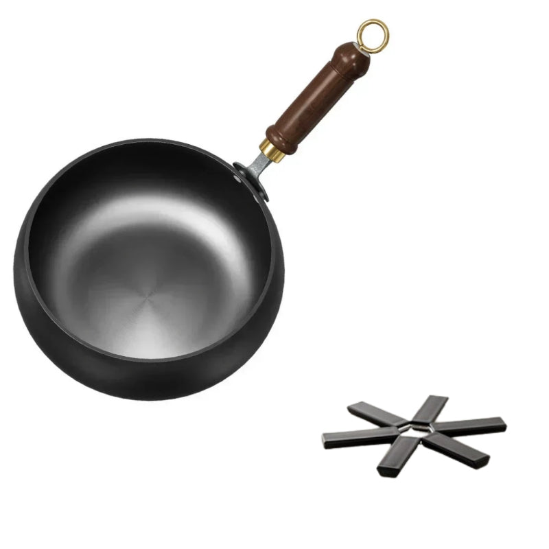 🎁🔥 Hållbar gjutjärnspanna – oemaljerad & presentklar!