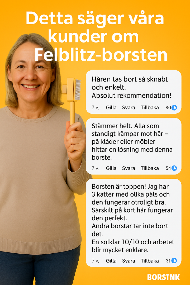 Pälsblixtborsten – Sveriges favorit för husdjur